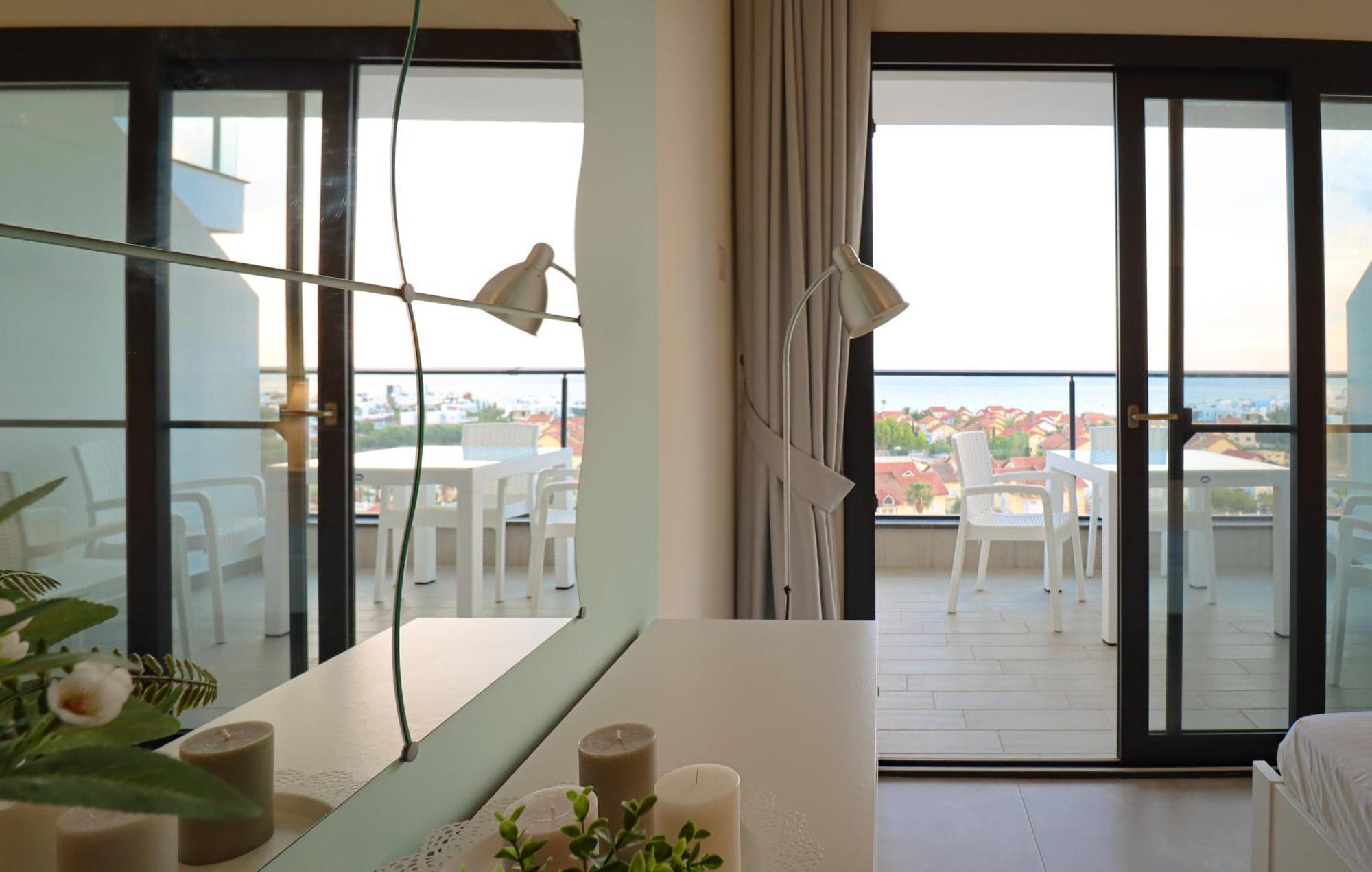 Terra Apartments In Caesar Blue Resort, Fixed Lunch Till 3Pm, Gym, Heated Pool, Sauna, Kids Club Rizokarpaso 외부 사진